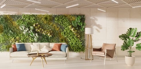 Creation of an Interior Green Wall: Benefits and Maintenance