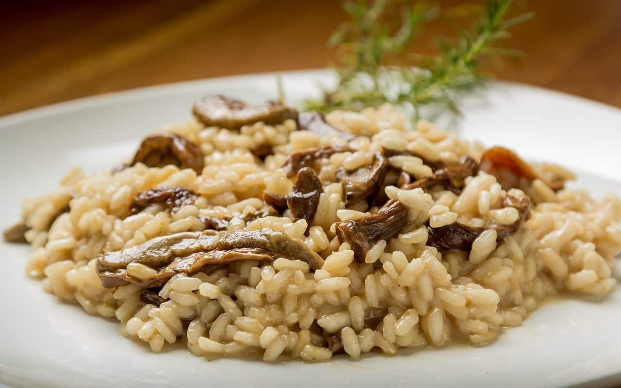 Un risotto aux champignons